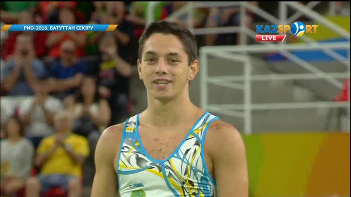 Батутта секіруден қазақстандық Пирмамад Алиев Олимпиаданың финалына шыға алмады (ВИДЕО)