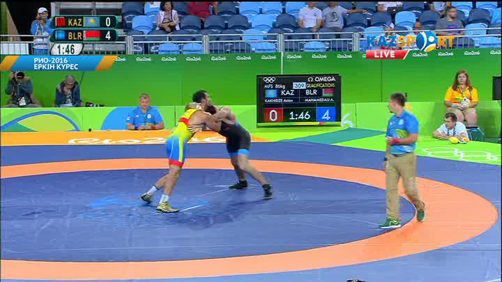 Палуан Аслан Кахидзе алғашқы белдесуде жеңіліп қалды (ВИДЕО)