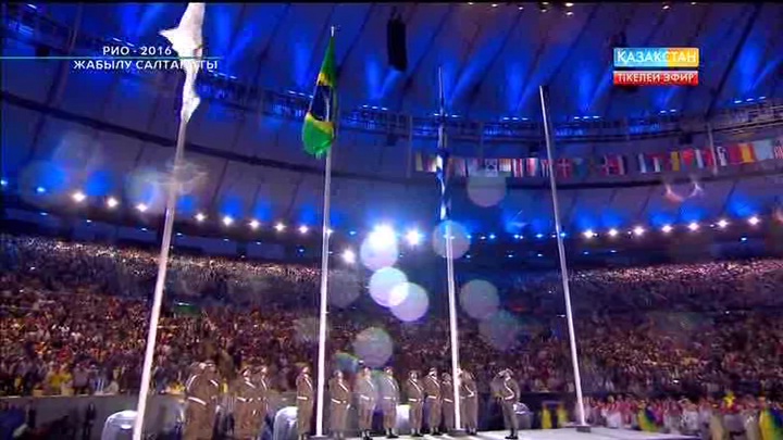 Рио-2016. Грекия мемлекетінің әнұраны орындалып, туы көтерілді (ВИДЕО)