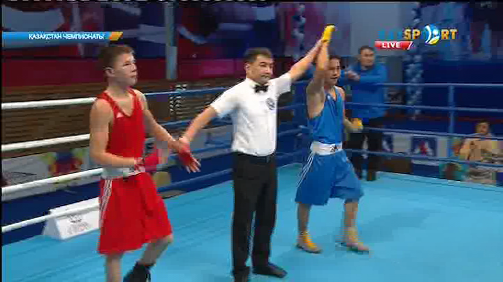 Бокстан Қазақстан чемпионаты: Ермек Мәдиев (49 кг)  алғашқы айналымнан сүрінбей өтті (ВИДЕО)