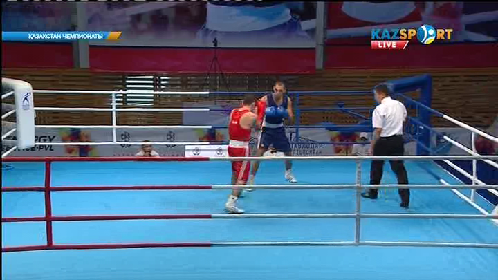 Бокстан Қазақстан чемпионаты: Жәнібек Күшенбаев (64 кг) қарсыласы Роман Щегриновтан (64 кг) басым түсті (ВИДЕО)