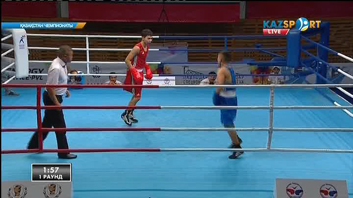 Бокстан Қазақстан чемпионаты: Сәкен Бибосынов (52 кг) келесі айналымға өтті (ВИДЕО)