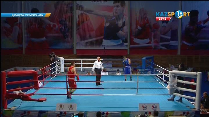 Бокстан Қазақстан чемпионаты: Арман Рысбек (81 кг) қарсыласын айқын басымдылықпен ұтты (ВИДЕО)