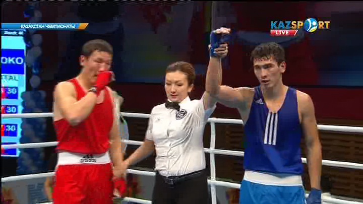 Бокстан Қазақстан чемпионаты: Нұрбол Алтаев (81 кг) қарсыласын айқын басымдылықпен жеңді (ВИДЕО)