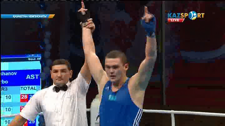 Бокстан Қазақстан чемпионаты: Төрешілер бірауыздан Нұрболат Сермахановты (+91 кг) жеңімпаз деп мойындады (ВИДЕО)