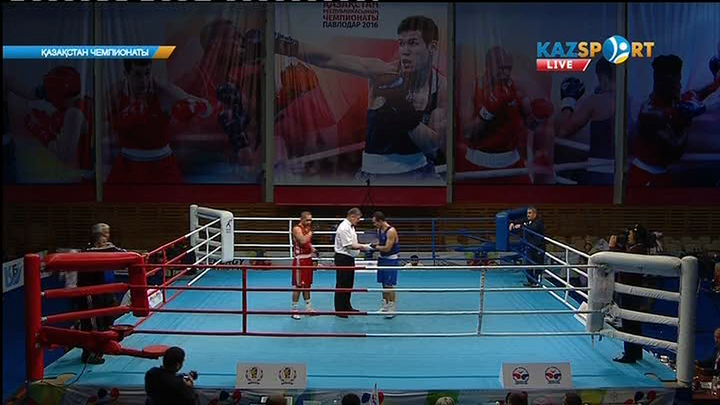 Бокстан Қазақстан чемпионаты: 75 кг. салмақ дәрежесінде Әбілхан Аманқұл пен Ерік Әлжанов финалға жолдама алды (ВИДЕО)