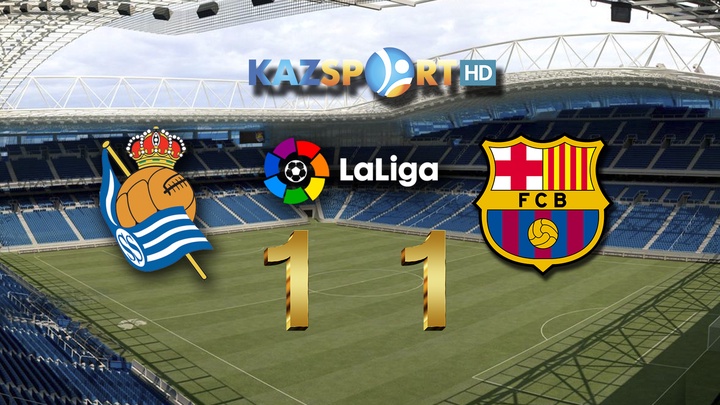 «Реал Сосьедад» пен «Барселона» тең түсті -1:1