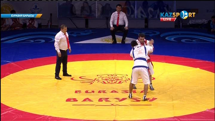 Еуразия Барысы - 2016: Ерсұлтан Мұзапаров (82 кг) грузиялық қарсыласы Заур Гагнидзеге есе жіберді (ВИДЕО)