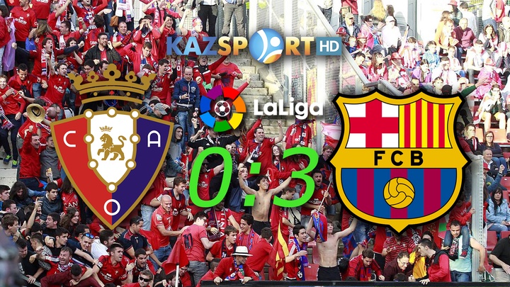 «Барселона» сырт алаңда «Осасунаны» 0:3 есебімен жеңді