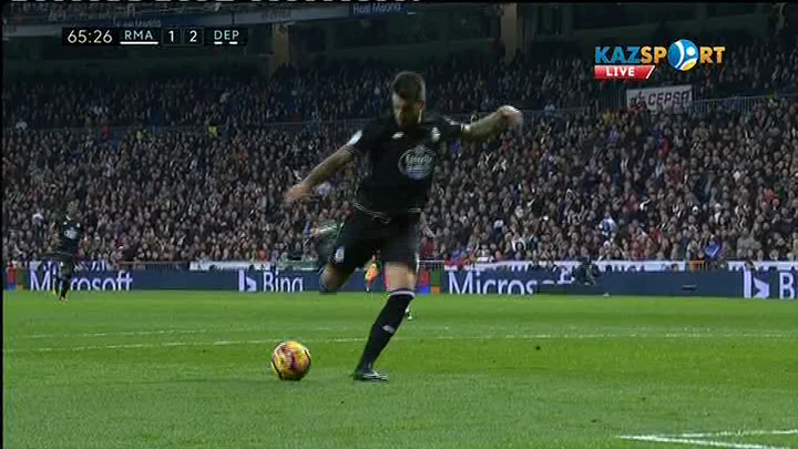 «Реал» - «Депортиво»: Хоселудің екінші голы - 1:2 (ВИДЕО)