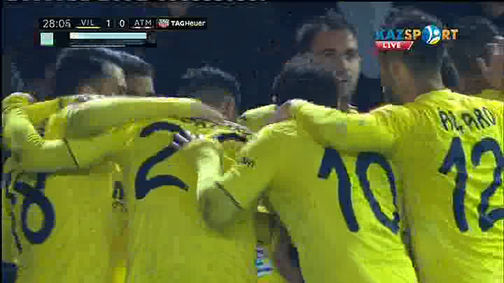 «Вильярреал»- «Атлетико»: Тригеростың голы - 1:0 (ВИДЕО)