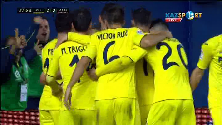 «Вильярреал»- «Атлетико»: Джонатан дос Сантостың голы - 2:0 (ВИДЕО)