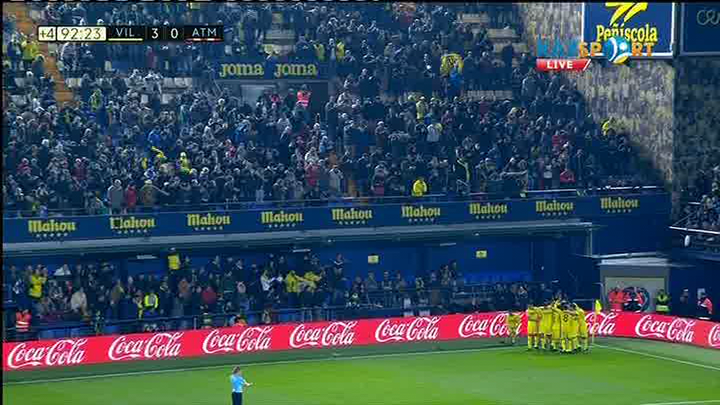 «Вильярреал»- «Атлетико»: Роберто Сорианоның голы - 3:0 (ВИДЕО)