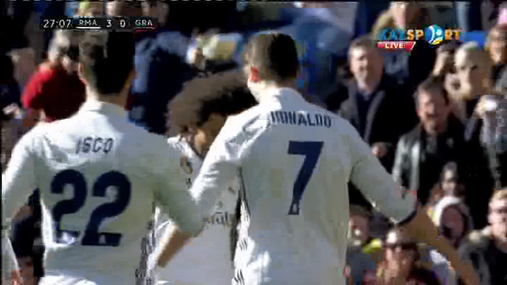 «Реал Мадрид» - «Гранада»: Криштиану Роналдудың голы - 3:0 (ВИДЕО)