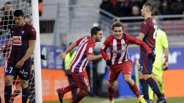 «Эйбар» - «Атлетико»: Антуан Гризманның голы - 0:2 (ВИДЕО)