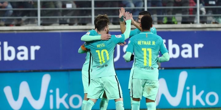 «Эйбар» - «Барселона»: Лионель Мессидің голы - 0:2 (ВИДЕО)