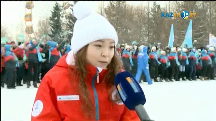 Қостанай облысындағы Алау Эстафетасы (ВИДЕО)