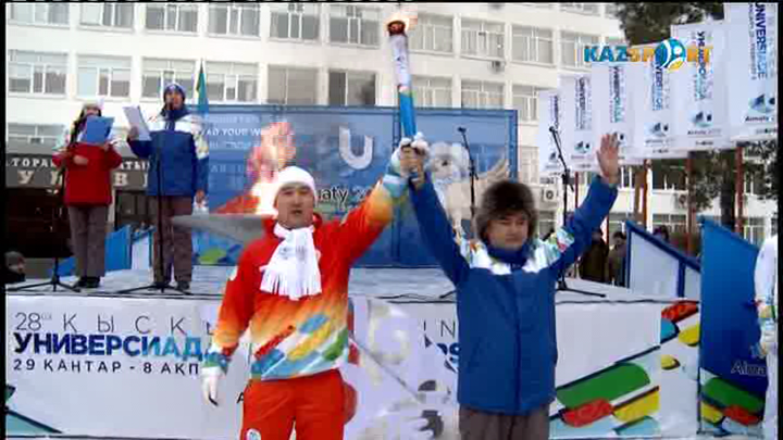 Павлодар облысындағы Алау Эстафетасы (ВИДЕО)