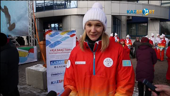 Шығыс Қазақстан облысындағы Алау Эстафетасы (ВИДЕО)