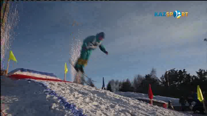 Шығысқазақстандық алаугер Константин Горлачевтің эстафета кезіндегі трюк жасауы (ВИДЕО)