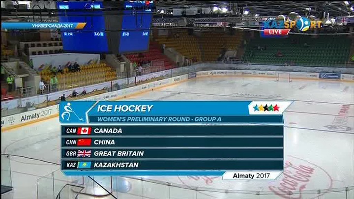 Универсиада-2017. Хоккей. Канада  - Қытай (Қыздар)