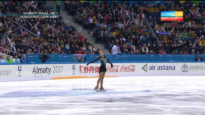 Универсиада-2017. Мәнерлеп сырғанаушы Вероника Шевелеваның қысқа бағдарламада өнер көрсетуі (ВИДЕО)