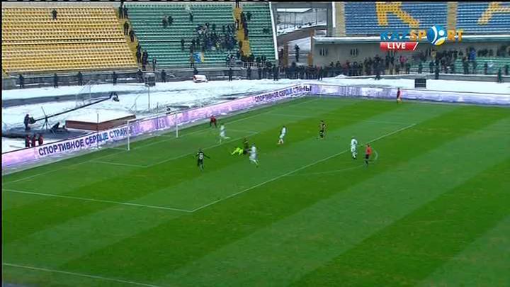 «Астана» - «Қайрат»: Исламбек Қуаттың жеңісті голы - 0:2 (ВИДЕО)