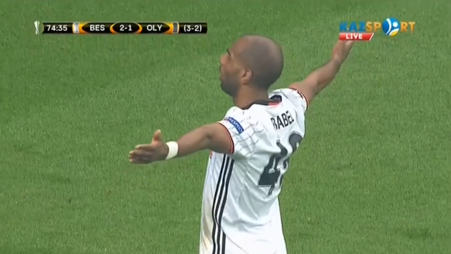 «Бешикташ» - «Олимпиакос»: Райан Бабель есеп айырмасын ұлғайтты - 3:1