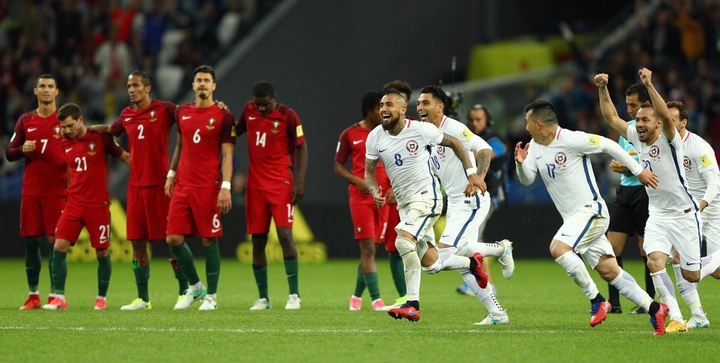 Конфедерация кубогының жартылай финалы: Чили Португалияны ұтты 