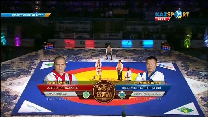 Александр Касачев пен Жолдасбек Бектұрсыновтың жекпе-жегі (ВИДЕО)